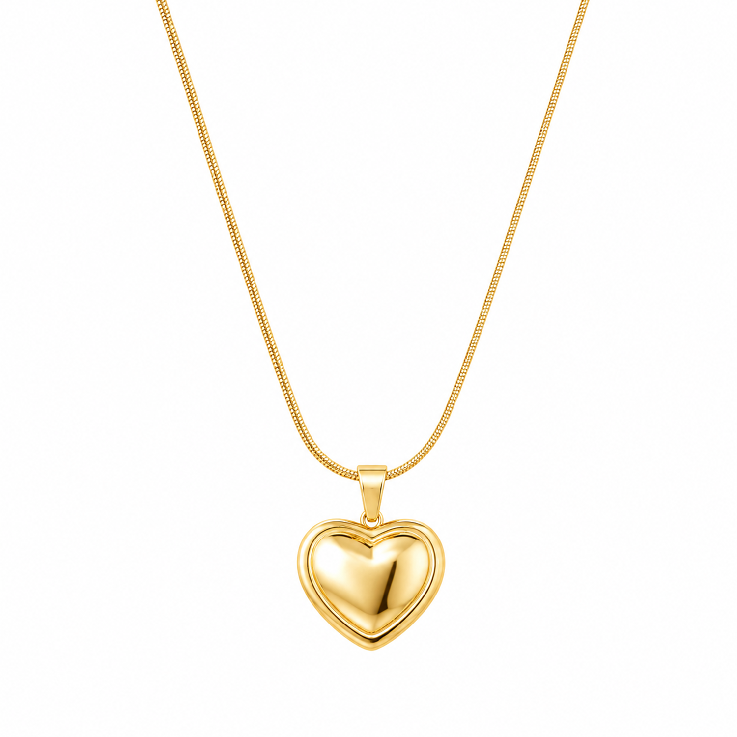 Echo Golden Heart Pendant for Girls & Women's