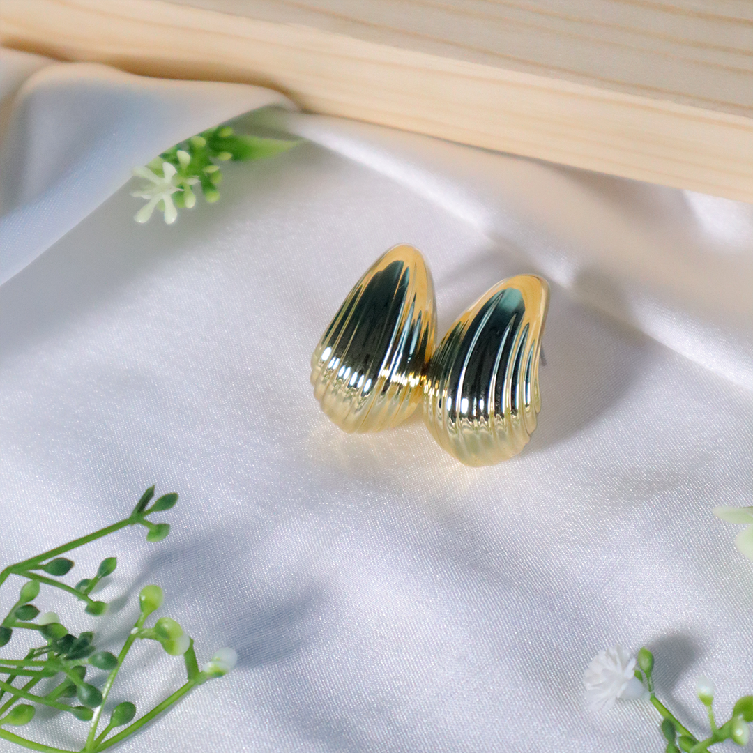 18K Gold Plated LuxeWave Earrings