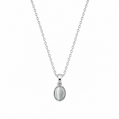 Pearl Bazel Pendant Necklace With Chain for Women & Girls