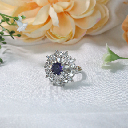Sparkling Celestial American Diamond Ring