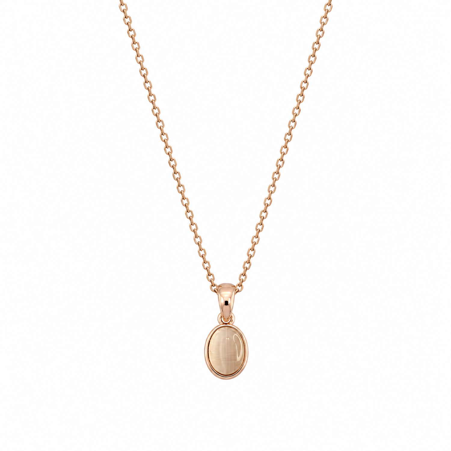 Pearl Bazel Pendant Necklace With Chain for Women & Girls