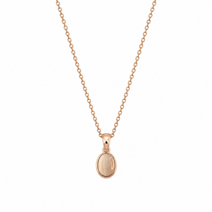 Pearl Bazel Pendant Necklace With Chain for Women & Girls