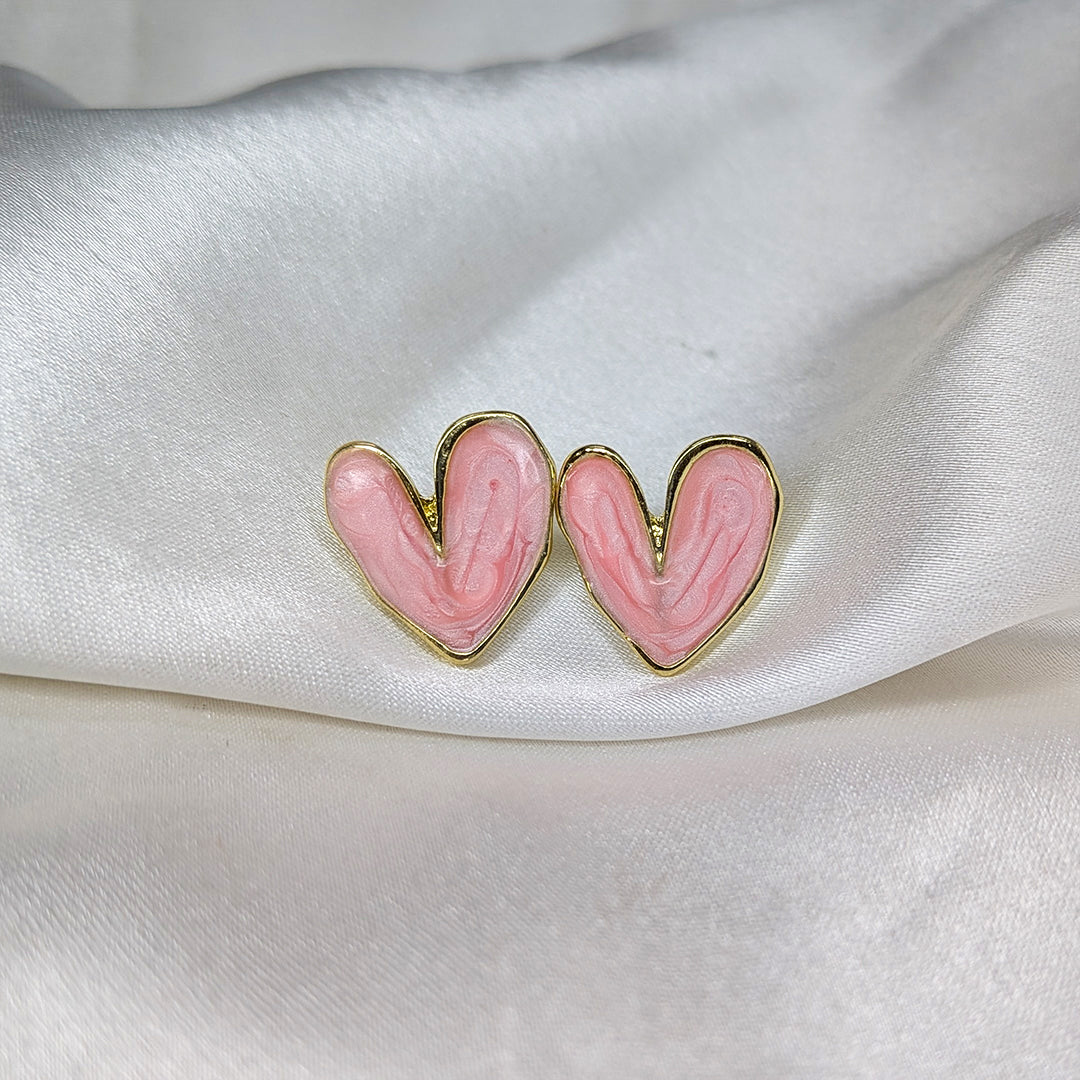 Stylish Designer Heart Theme Earrings Combo Pack of 9 For Girls & Women