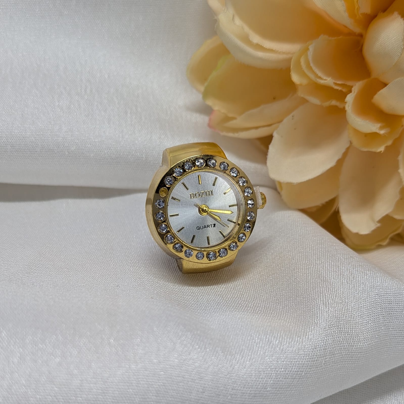 Analog Finger Watch with American Diamond for Men & Women