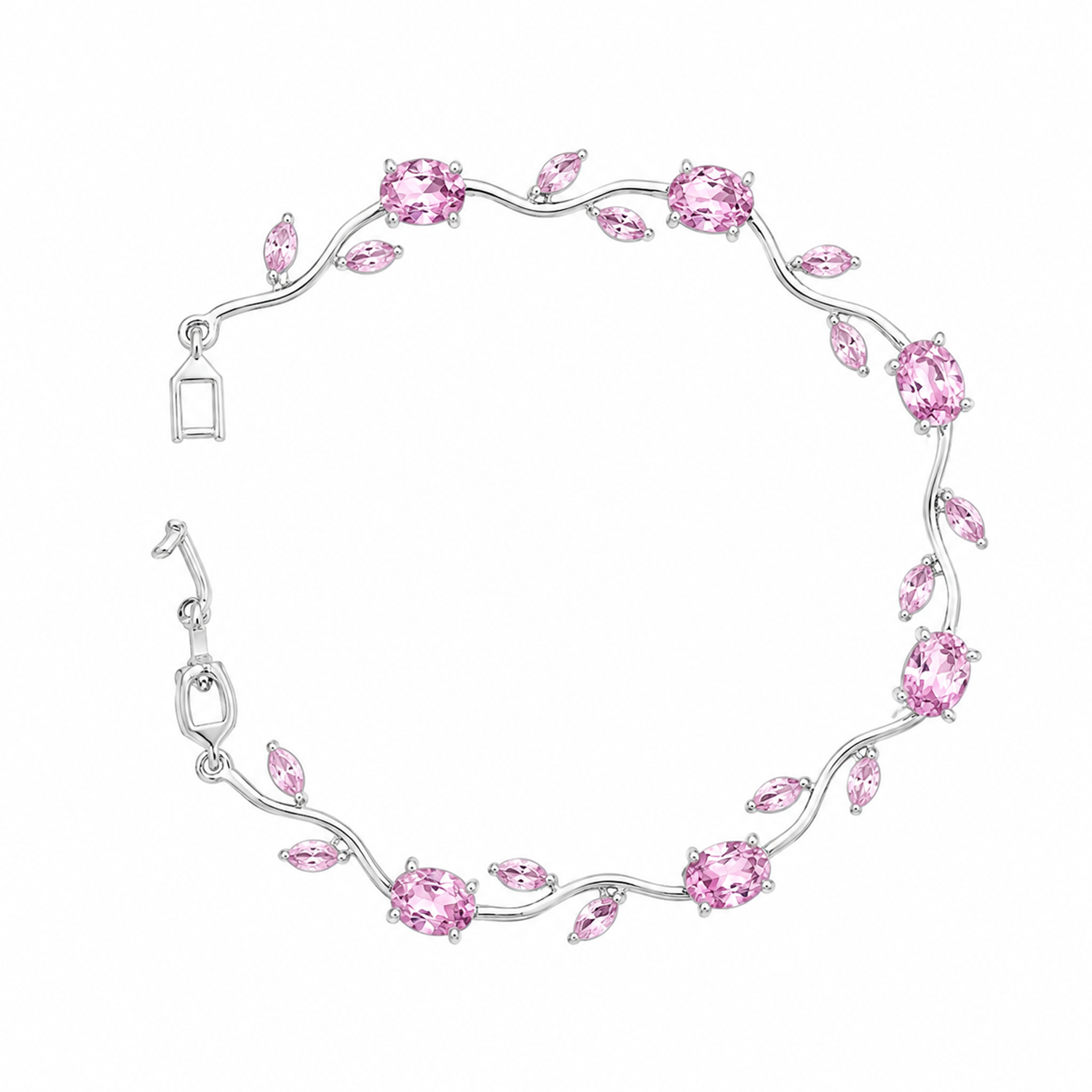 AD Stone Tulip Bracelet for Women & Girls