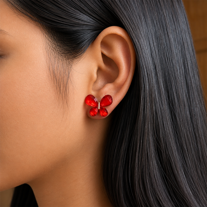 Fairy Winged Design Butterfly Earrings For Girls & Women