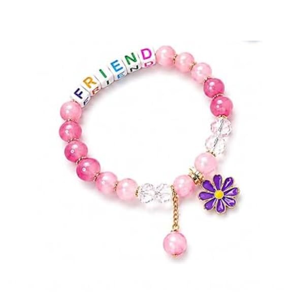 Colorful Flower Charm Friendship Day Bracelets | Single Piece