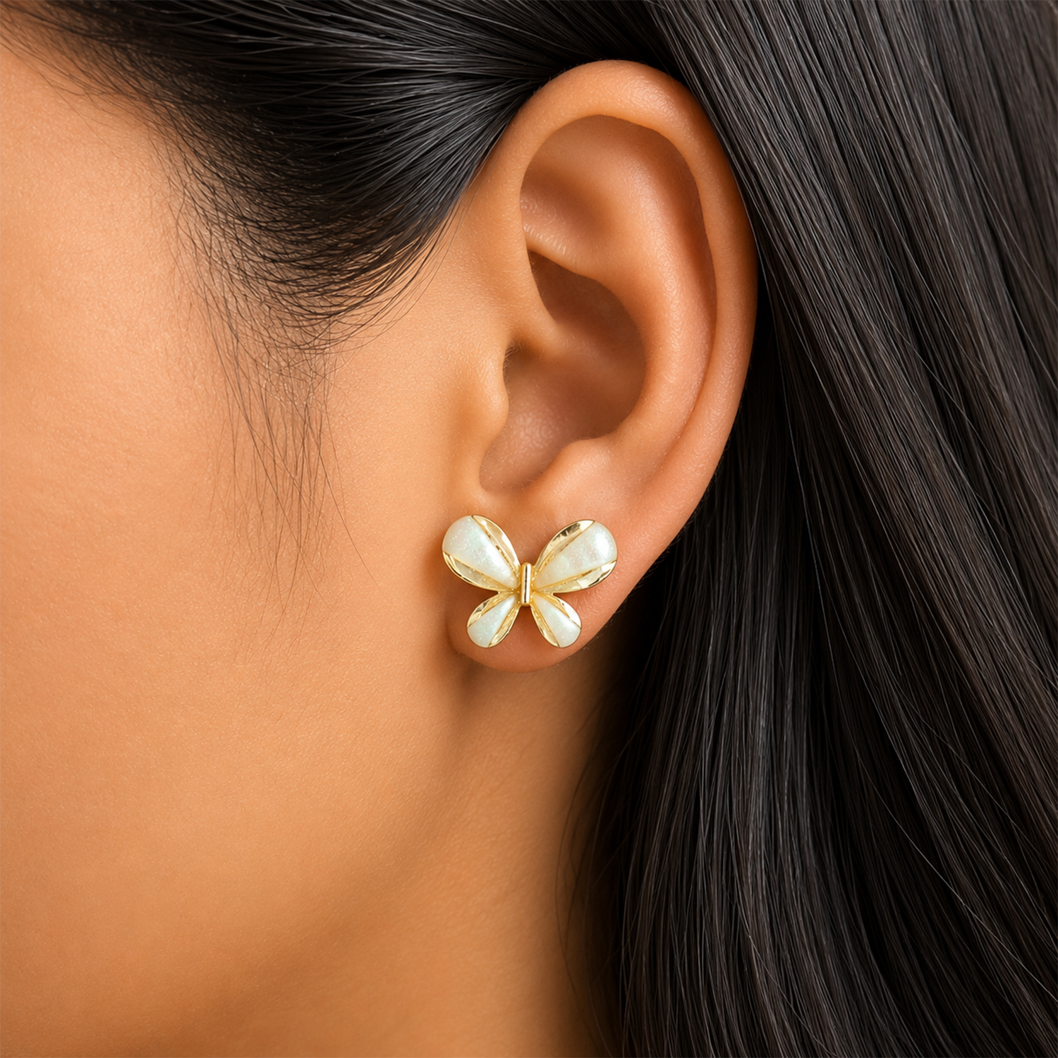 Fairy Winged Design Butterfly Earrings For Girls & Women