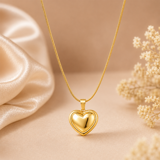 Echo Golden Heart Pendant for Girls & Women's