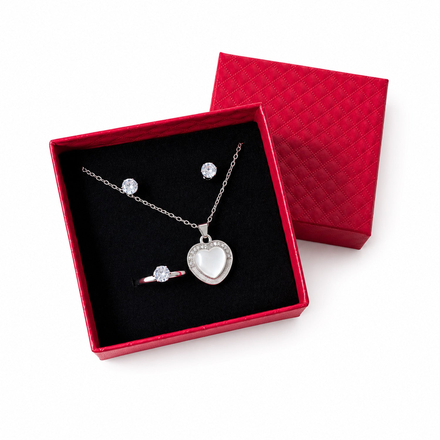 Heart Jewelry Set for Women and Girls