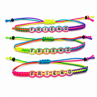 Friend Thread Beaded Bracelet Friendship Day Bracelets for Kids, Boys & Girls
