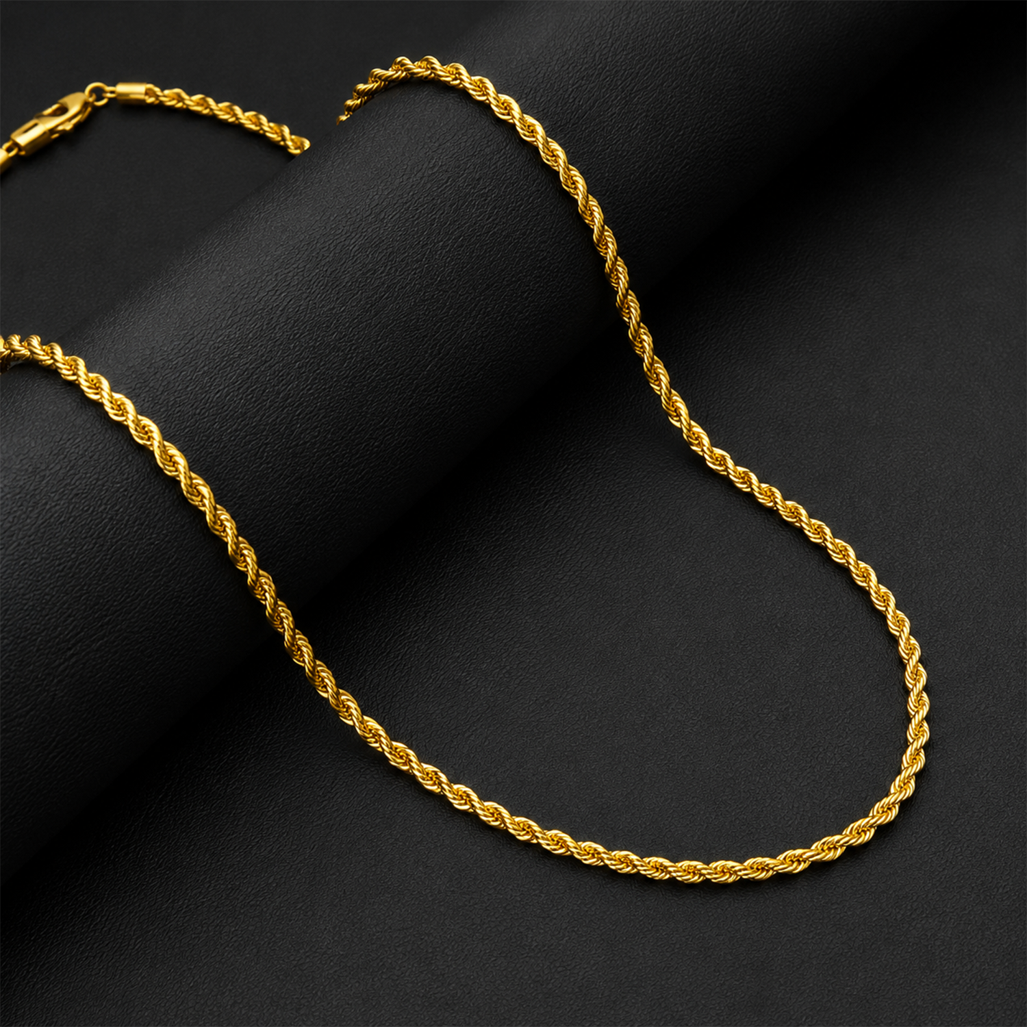 Stylish Twisted Blink Design Stainless Steel Snake Chain For Men & Women