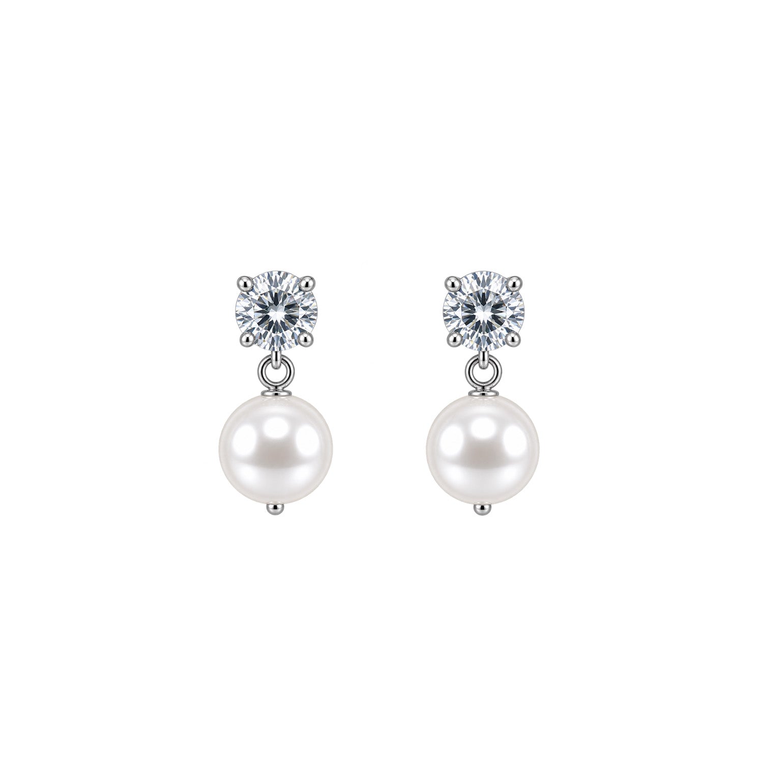 Classic White Pearl Earrings for Girls & Women