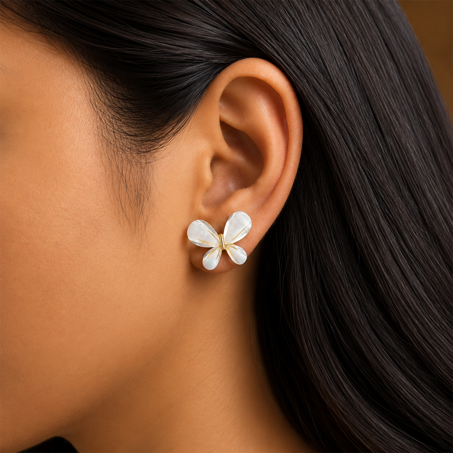 Fairy Winged Design Butterfly Earrings For Girls & Women