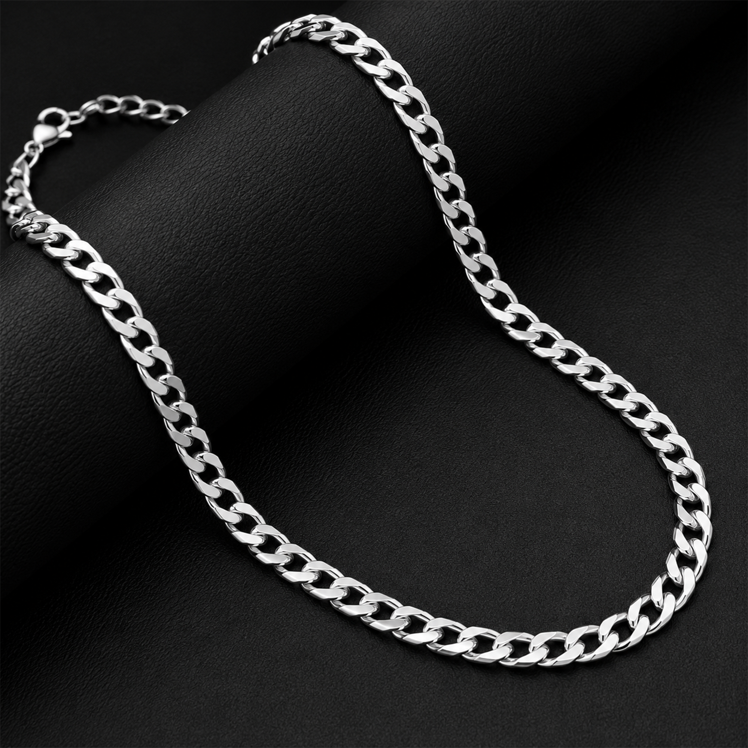 Rhythmic Figaro Interlink Stainless Steel Chain for Men & Women