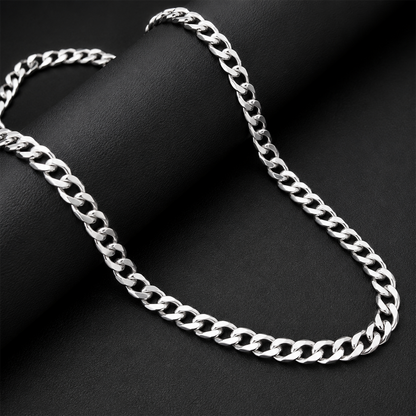 Curb Cuban Interlink Stainless Steel Chain for Men & Women
