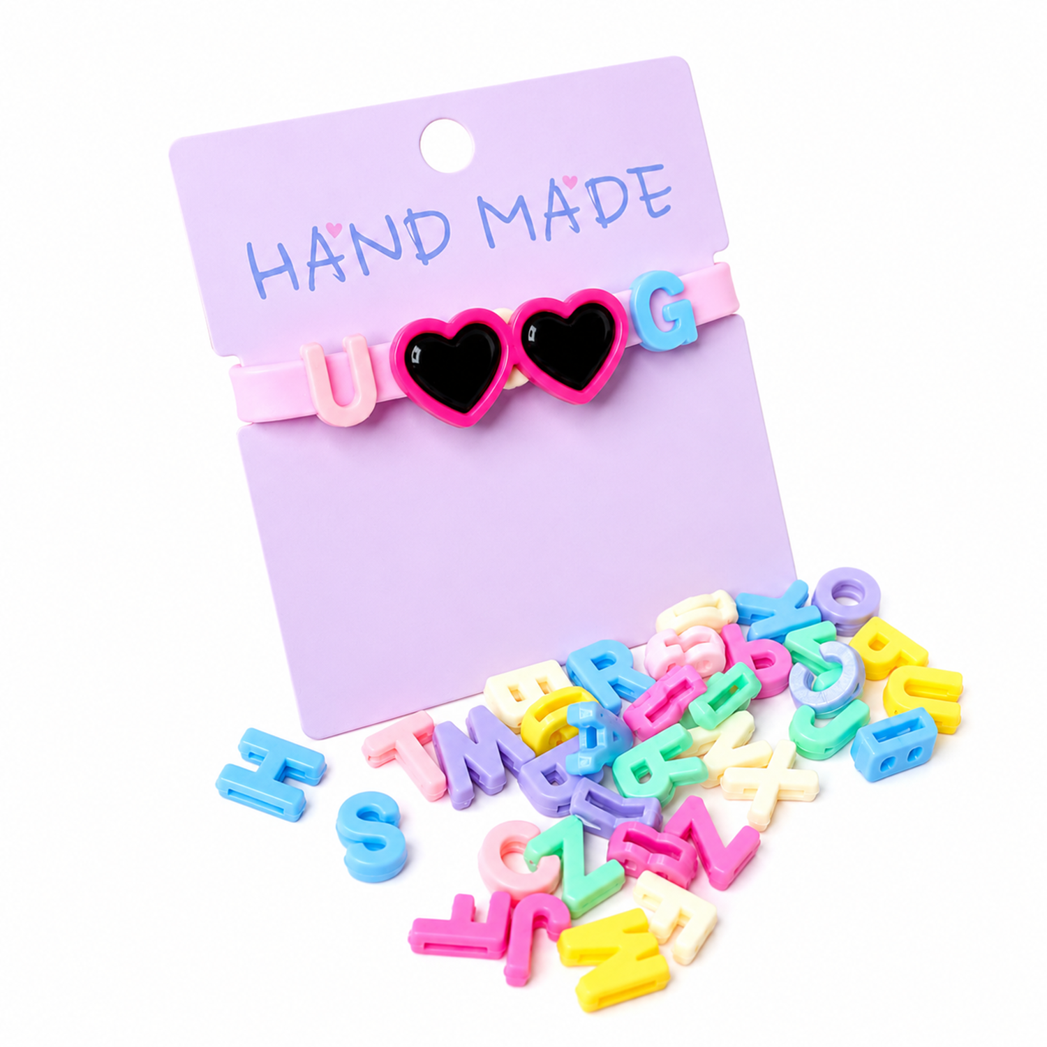 Cute Pink Glasses Friendship Day Band for Kids, Boys & Girls