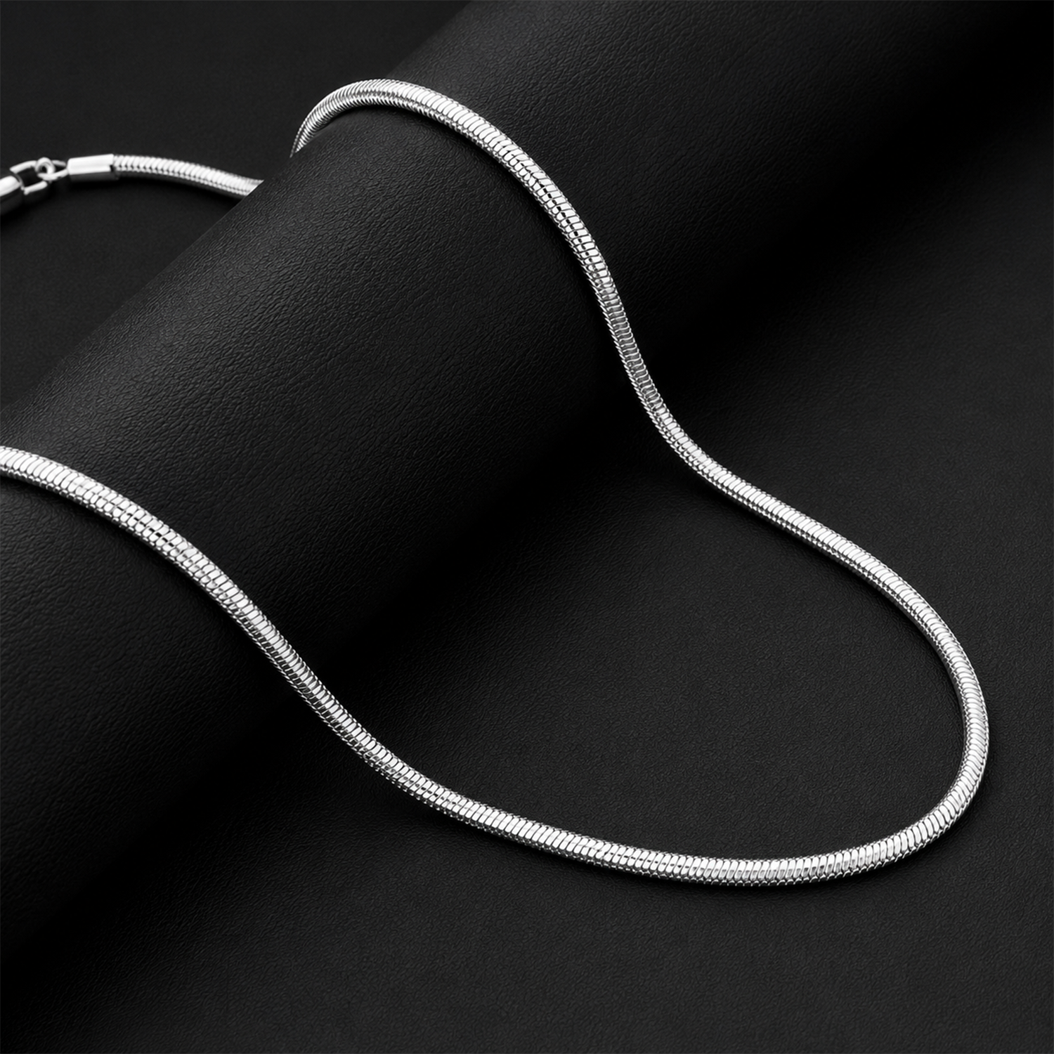 Stylish Twisted Rope Link Design Stainless Steel Chain For Men & Women