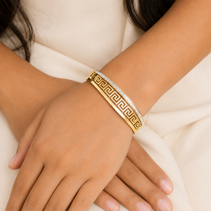 Classic Hawk Design AD Stone Bracelet for Girls & Women