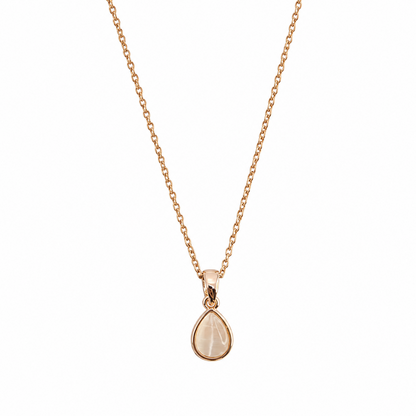 Pearl Bazel Pendant Necklace With Chain for Women & Girls