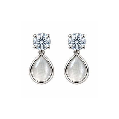 Sparkling Cubic Teardrop Earrings for Girls & Women's