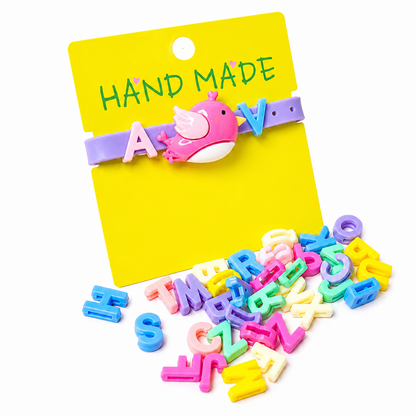 Cute Pink Sparrow Friendship Day Band for Kids, Boys & Girls