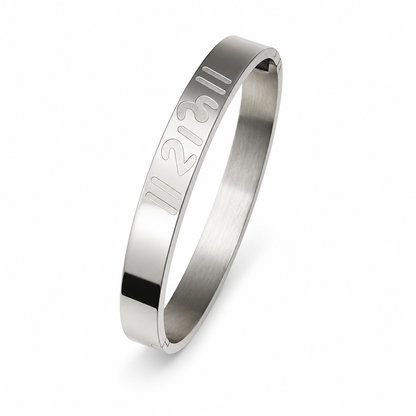 Men’s Stainless Steel Bracelet Engraved with Ram