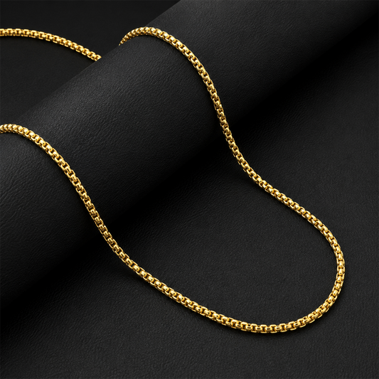 Stylish Interlock  Design Stainless Steel Snake Chain For Men & Women