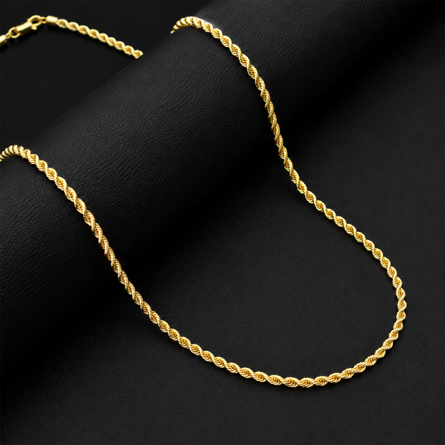 Stylish Twisted Rope InterLink Design Stainless Steel Chain For Men & Women