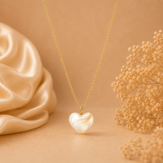 Ivory White Luminous Acrylic Stone Pendant for Girls & Women's