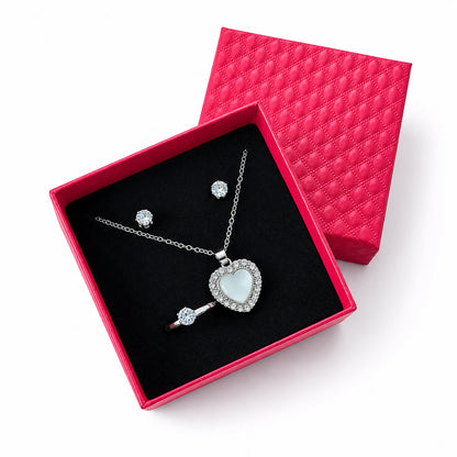 Heart Jewelry Set for Women and Girls