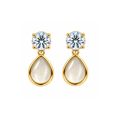Sparkling Cubic Teardrop Earrings for Girls & Women's