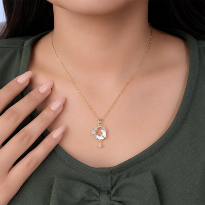 Twinkle Star & Luminous Moon Pendant for Girls & Women's