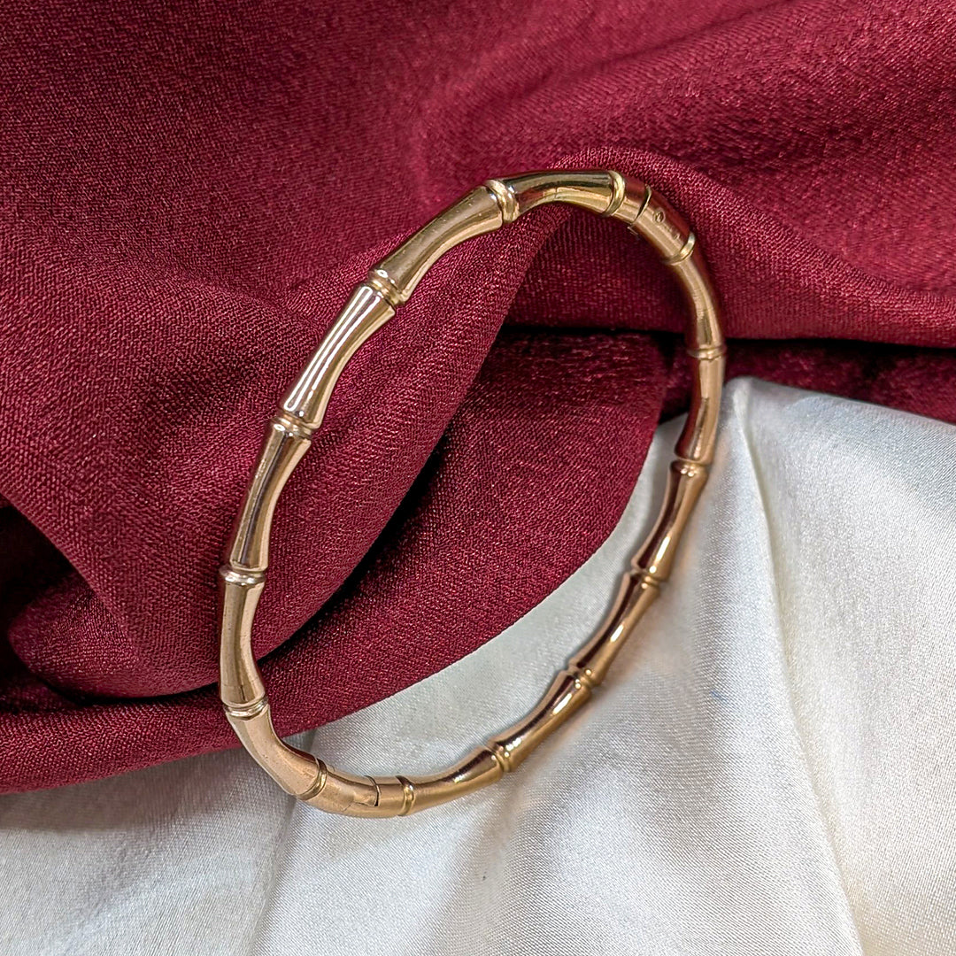 18K Gold Plated Bamboo Briz Bracelet (Anti Tarnish)