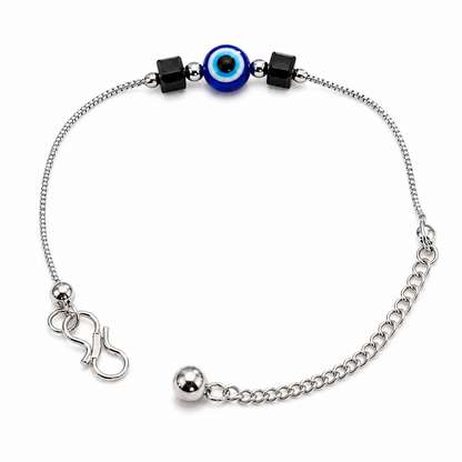 Central Blue Evil Eye Stones Bracelet for Girls & Women's