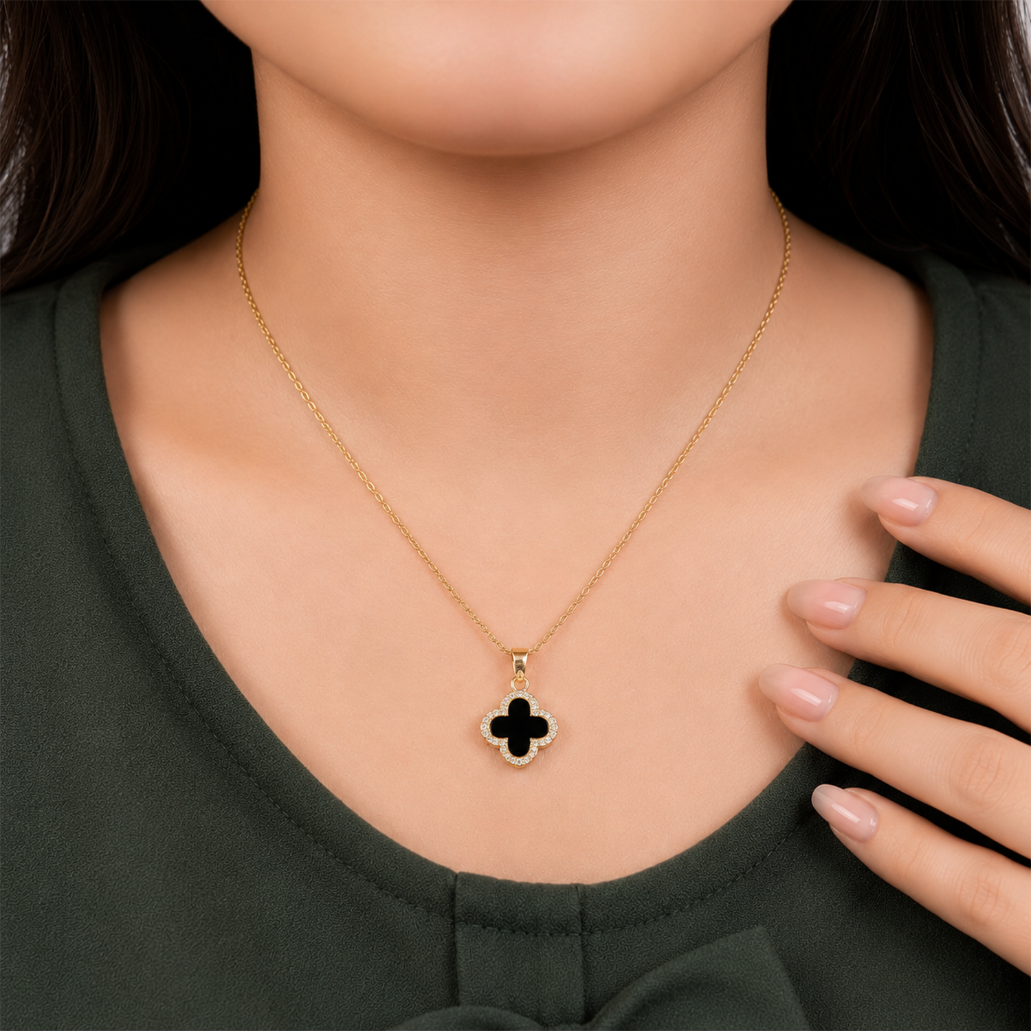 Dazzle Flower CZ Stone Pendant for Girls & Women's