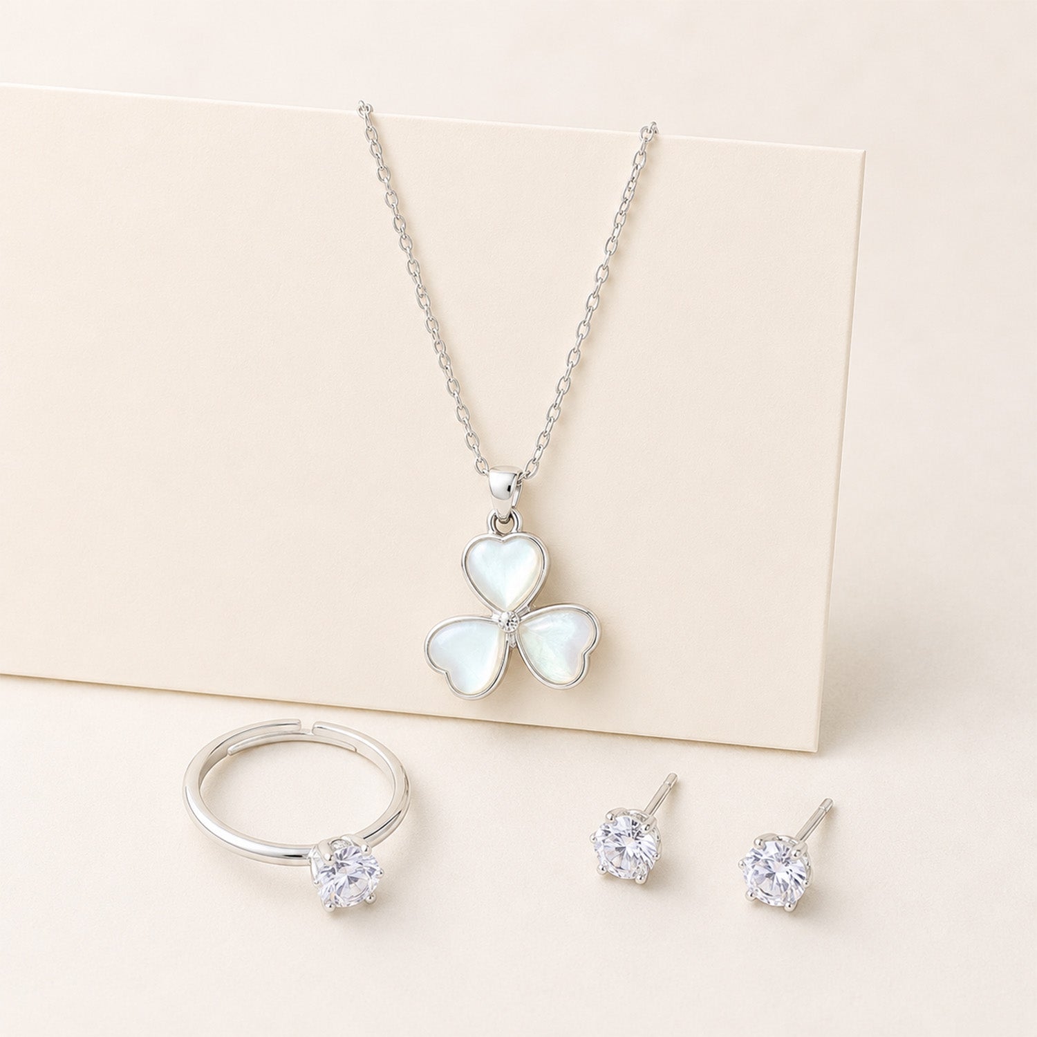 Elegant Crystal-Inspired Butterfly Jewelry Gift Set for Women
