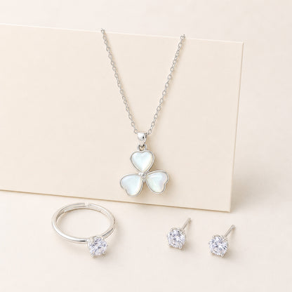 Elegant Crystal-Inspired Butterfly Jewelry Gift Set for Women