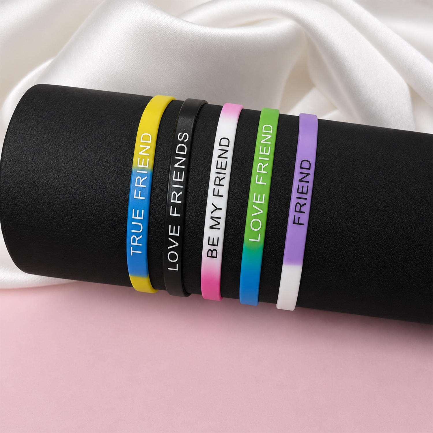 5 pcs Colorful Friendship Day Bands for Friends