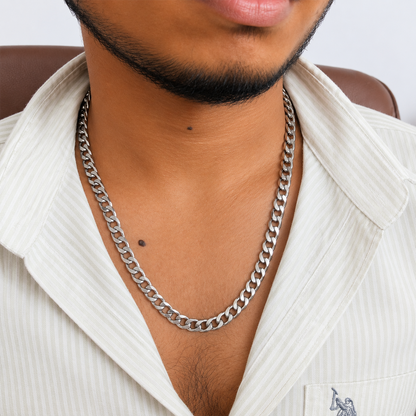 Rhythmic Figaro Interlink Stainless Steel Chain for Men & Women
