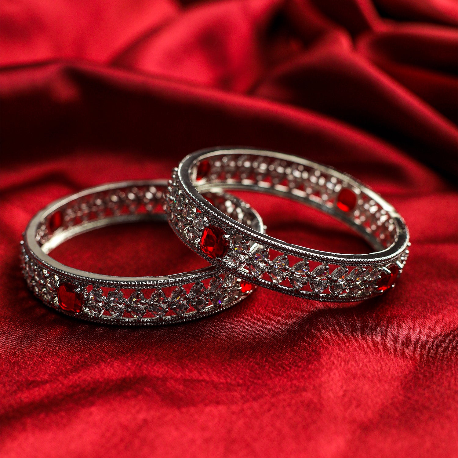 Royal Glow American Diamond Bangles