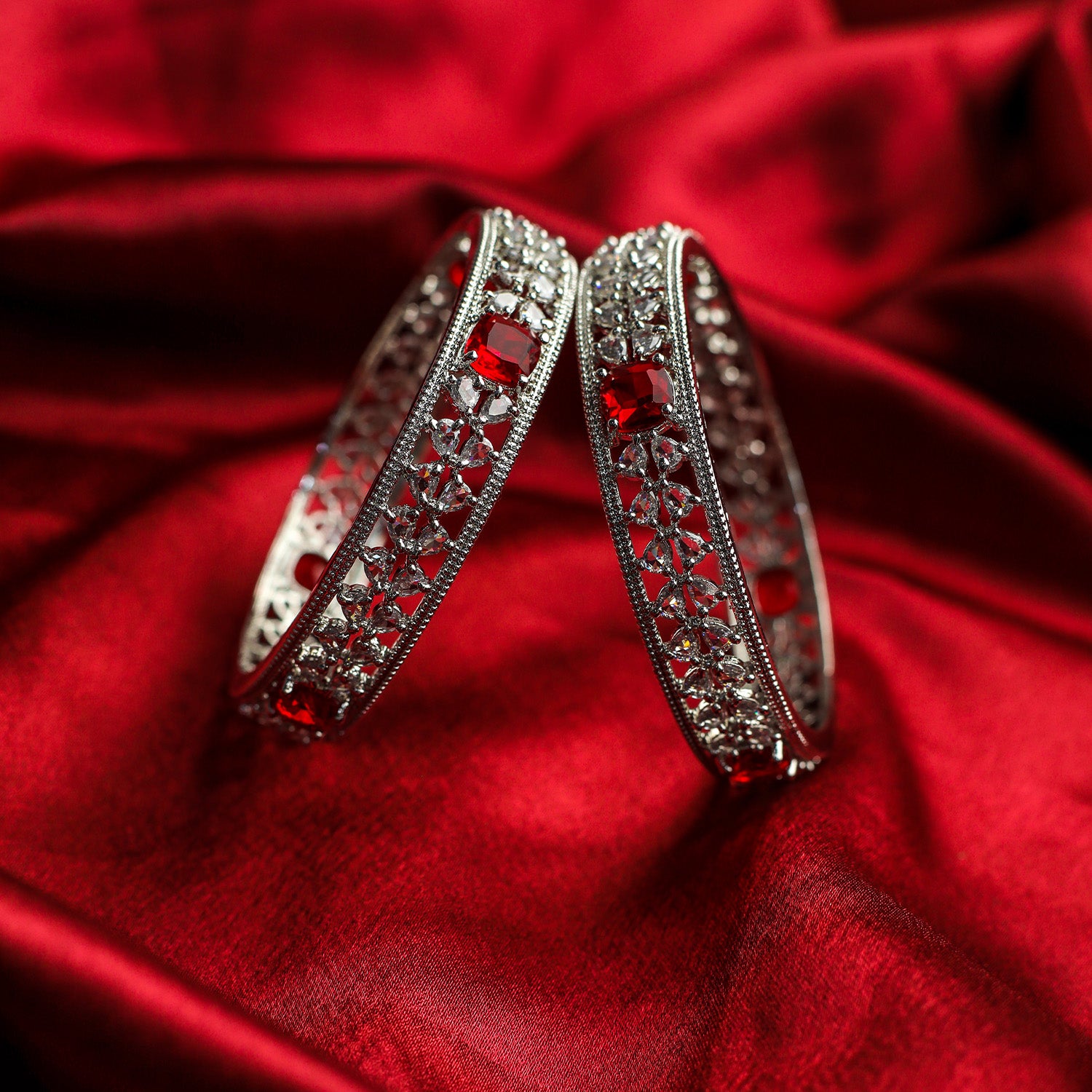 Royal Glow American Diamond Bangles