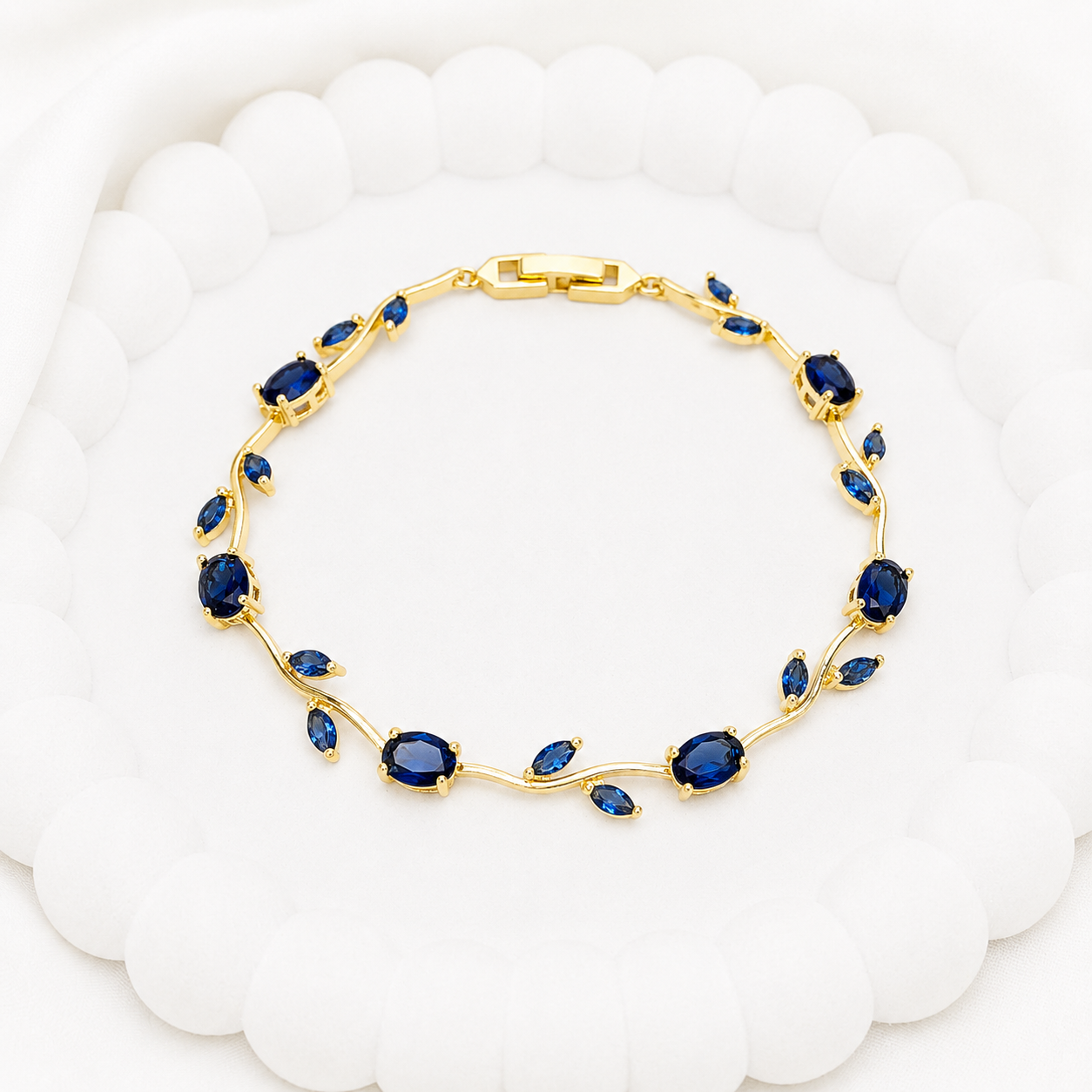 AD Stone Tulip Bracelet for Women & Girls
