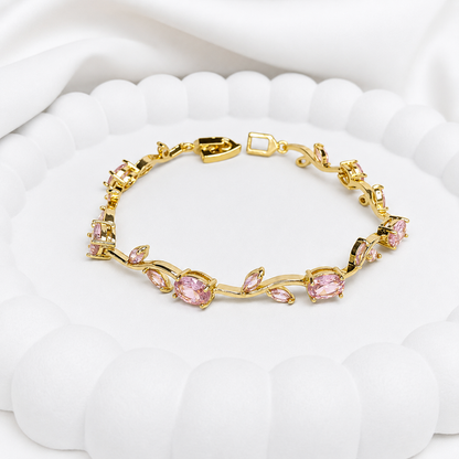AD Stone Tulip Bracelet for Women & Girls