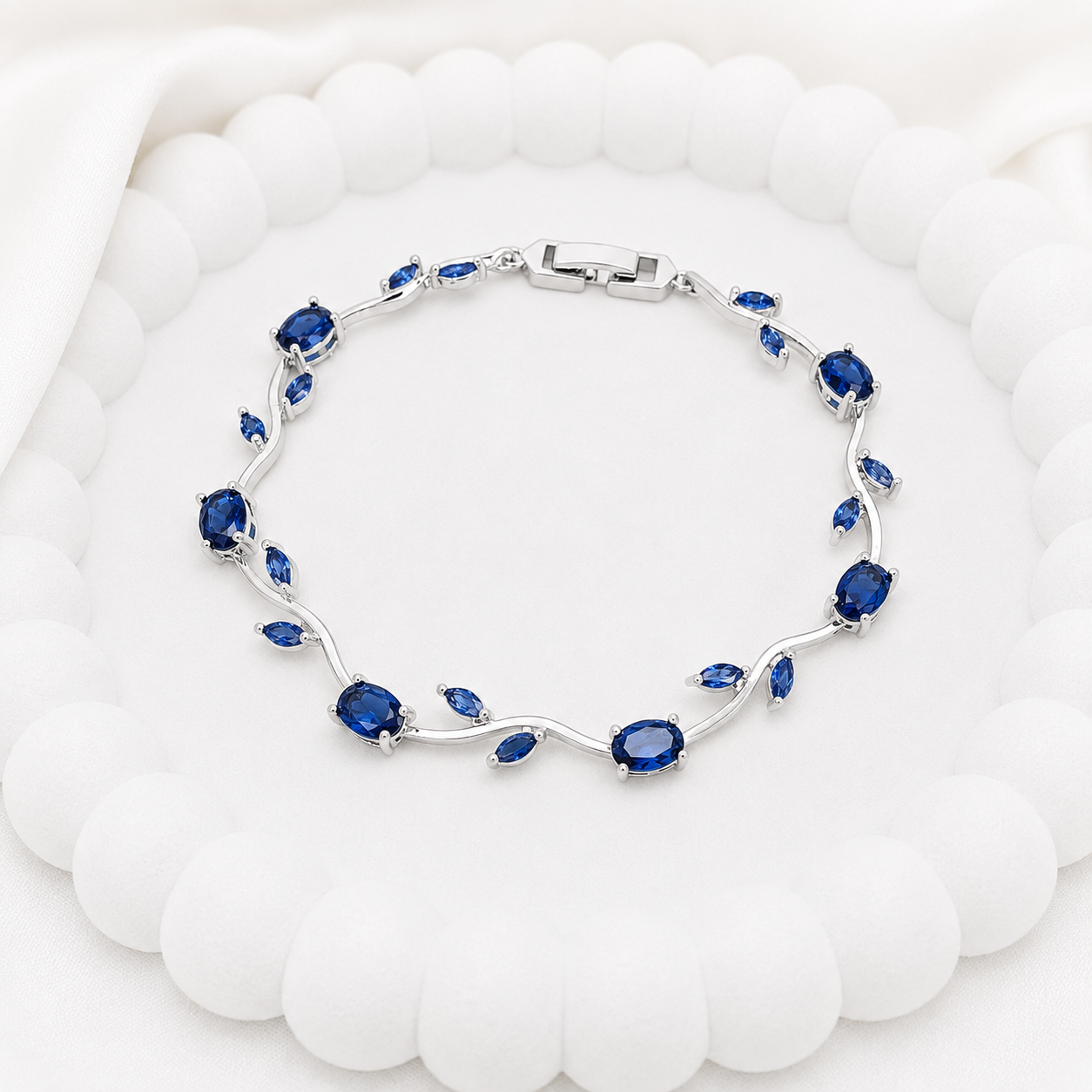 AD Stone Tulip Bracelet for Women & Girls