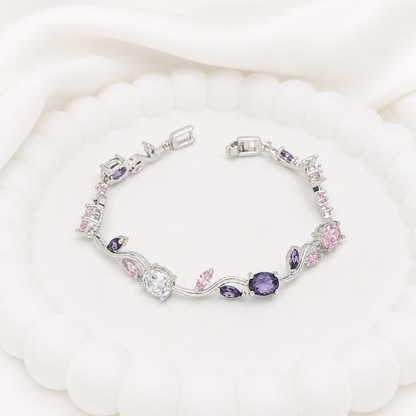 AD Stone Tulip Bracelet for Women & Girls