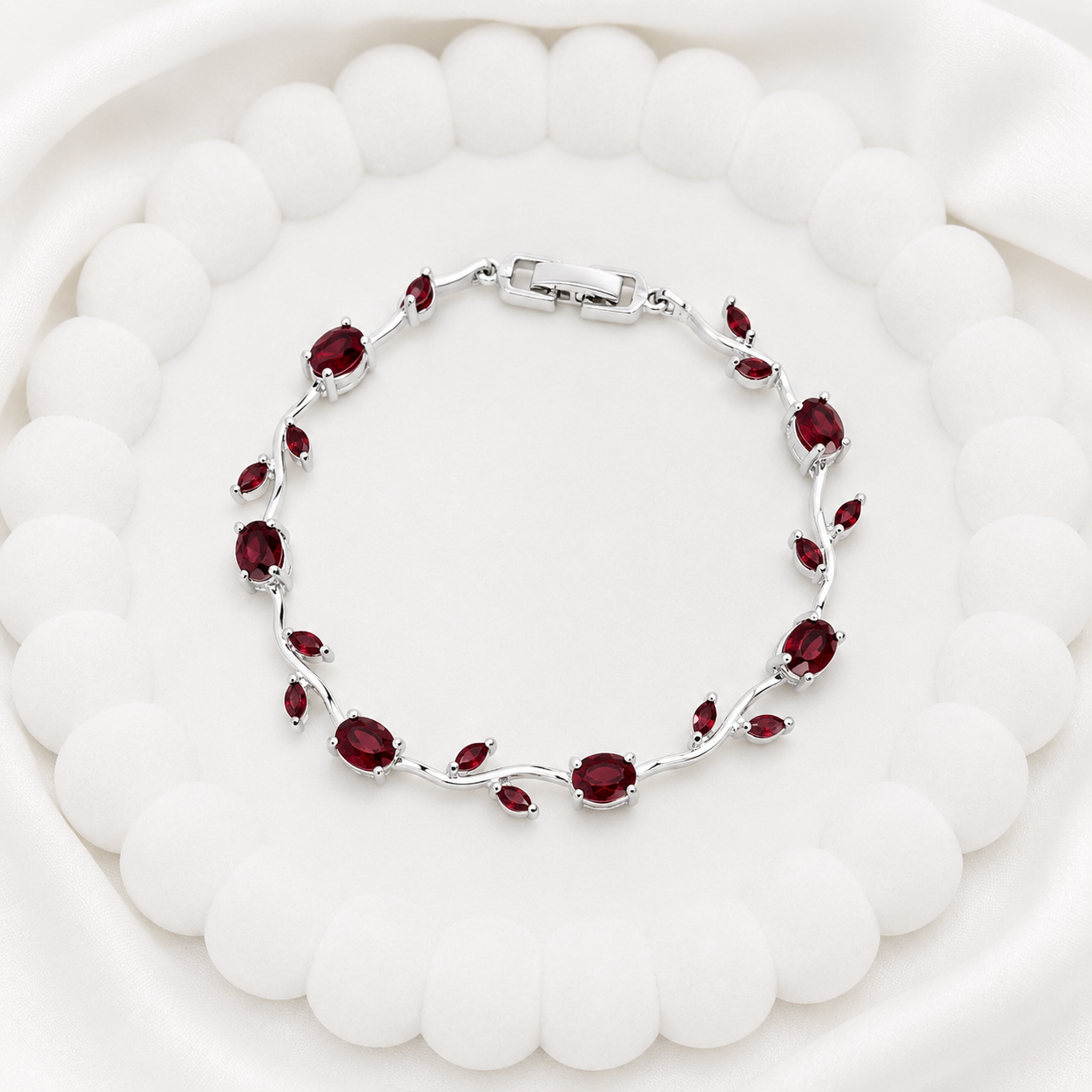 AD Stone Tulip Bracelet for Women & Girls