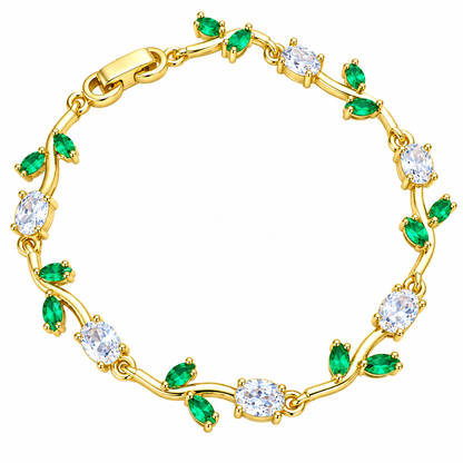 AD Stone Tulip Bracelet for Women & Girls