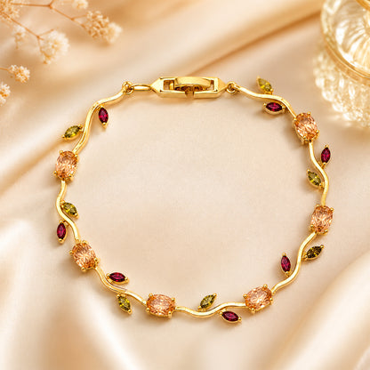 AD Stone Tulip Bracelet for Women & Girls