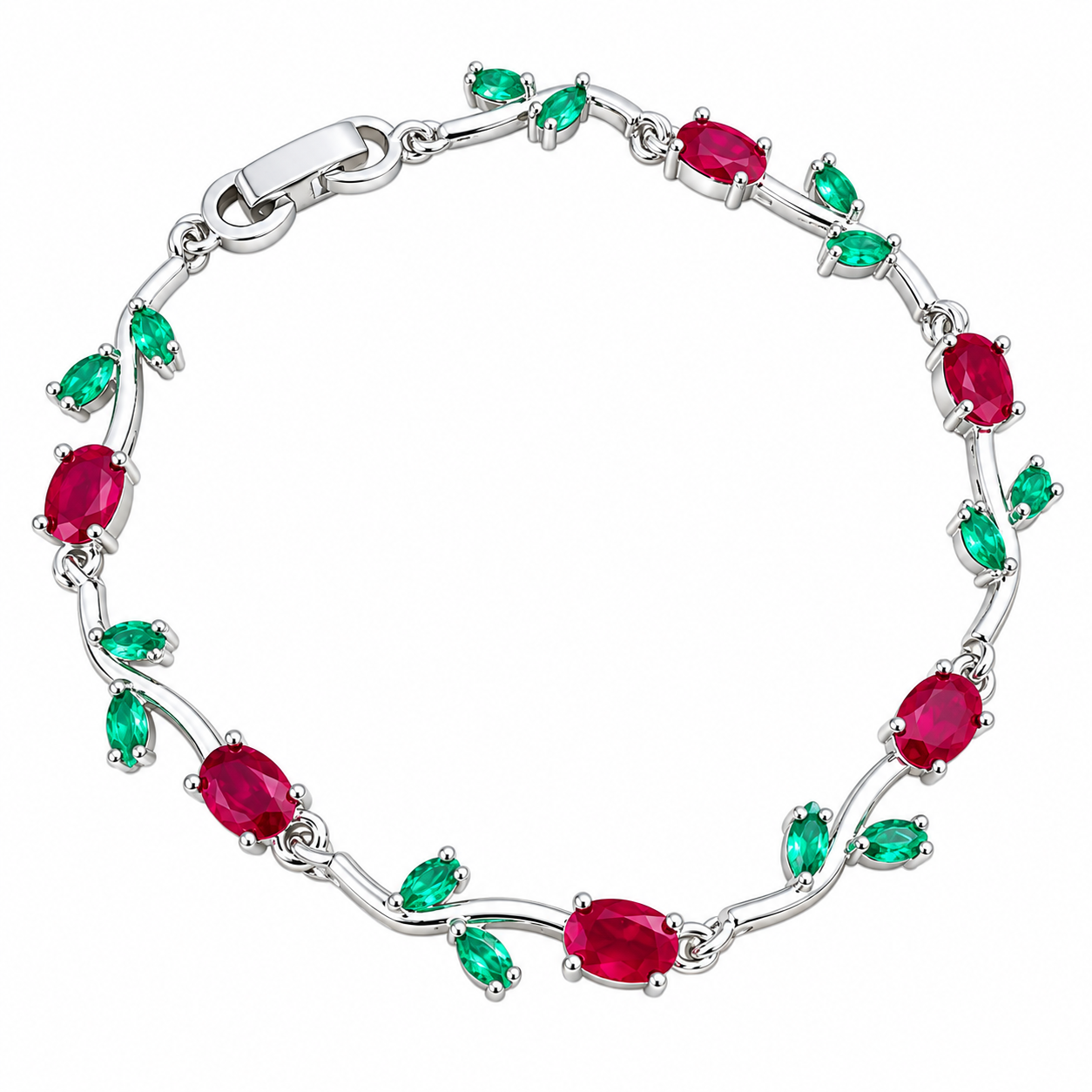 AD Stone Tulip Bracelet for Women & Girls